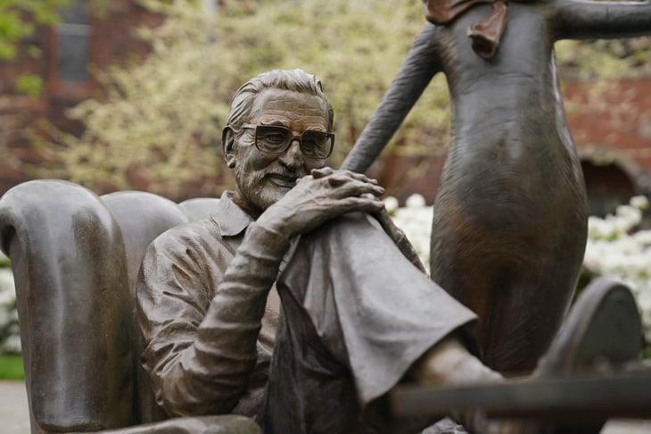 Sculpture of Dr. Suess