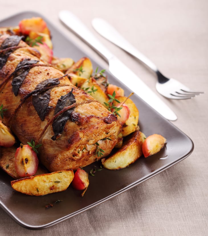 Roasted pork with potatoes