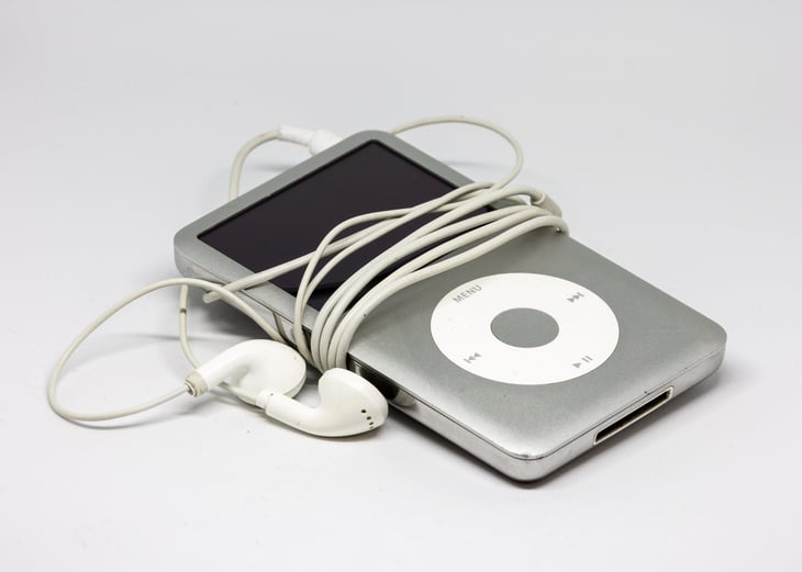 iPod Classic portable media player by Apple Inc