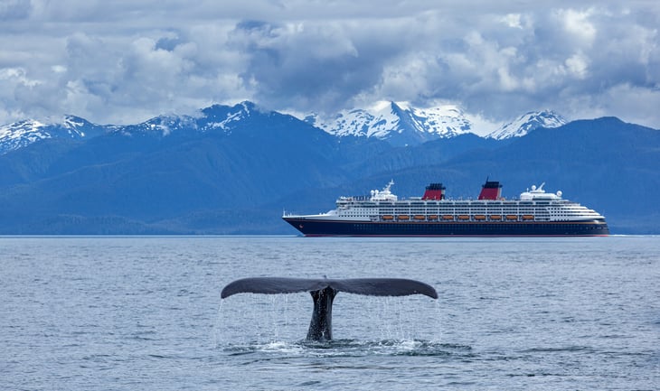 Cruise ship in Alaska