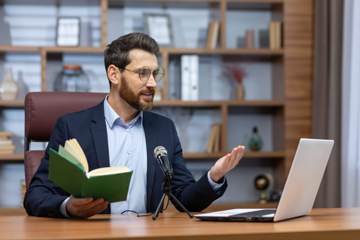 Young pastor of a church