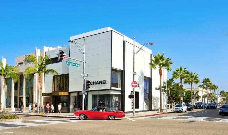 Chanel store in Beverly Hills