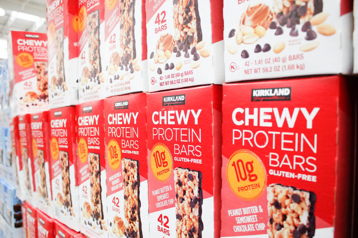 protein bars at Costco