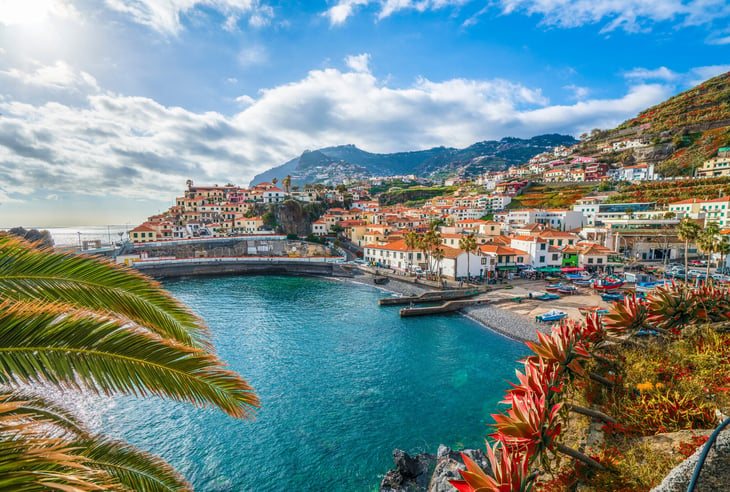 Camara de Lobos, panoramic view, Madeira island, Portugal