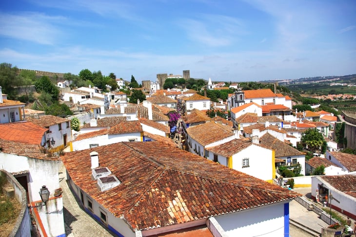 Obidos, old village at Portugal.