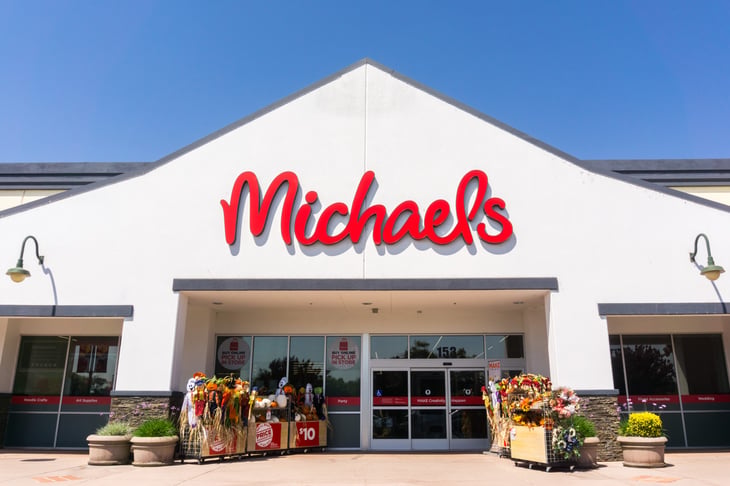 Michaels storefront