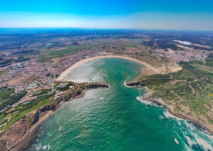 Sao Martinho do Porto, Portugal bay