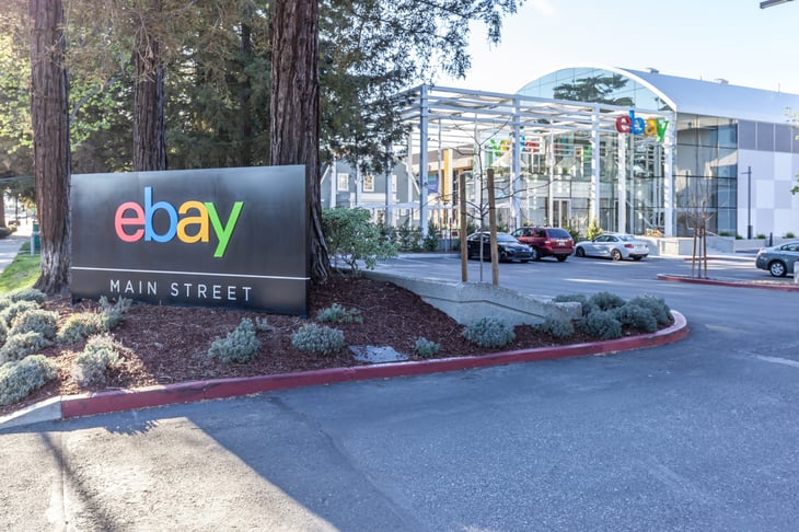Corporate headquarters of eBay Inc. in San Jose, California
