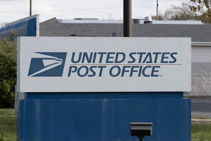 United States Post Office Sign