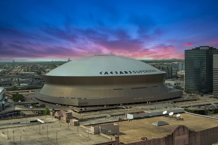 Caesars Superdome in New Orleans, Louisiana