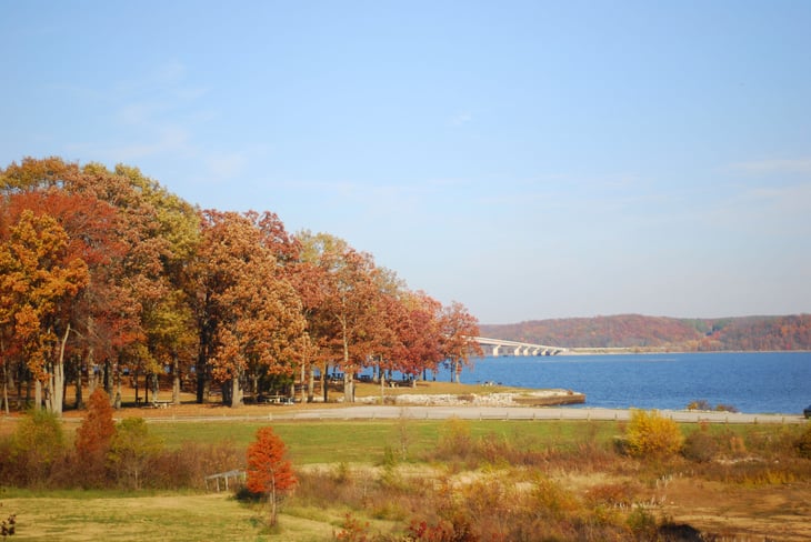 Paris Landing State Park on the Tennessee River in Henry County, Tennessee