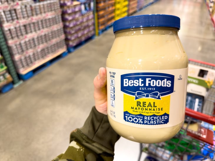 Real Foods mayonnaise at Costco