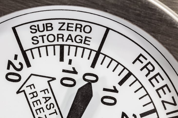 Freezer thermometer