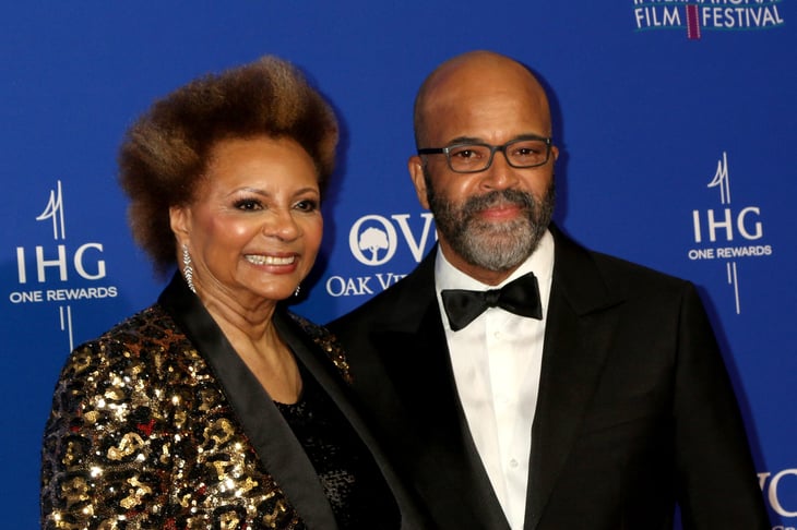 Leslie Uggams, Jeffrey Wright of American Fiction at the 2024 Palm Springs International Film Festival Gala Arrivals at the Palm Springs Convention Center on January 4, 2024 in Palm Springs, CA