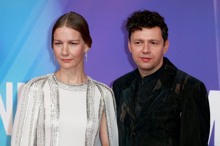 Sandra Hüller and Christian Friedel attend "The Zone of Interest" premiere during the 67th BFI London Film Festival at The Royal Festival Hall in London, uk.