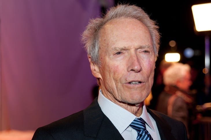 Movie star Clint Eastwood