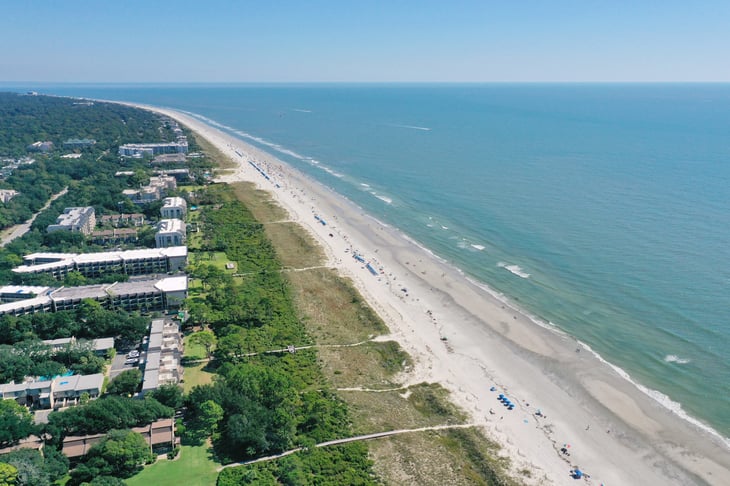 Coligny Beach in Hilton Head, South Carolina