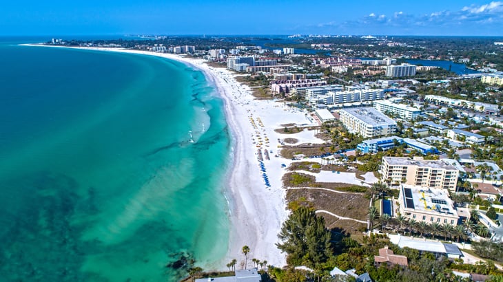 Siesta Beach on Siesta Key, Florida