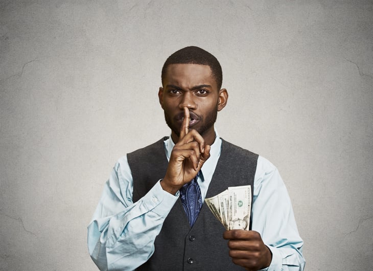 Man lying about money