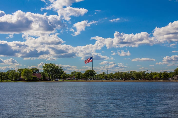 Wylie Park in Aberdeen, South Dakota