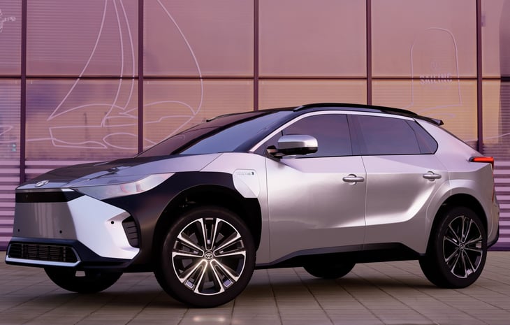 A 2024 Toyota bZ4X.