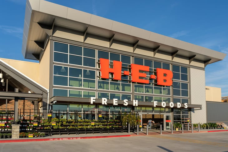 H-E-B store in Texas.