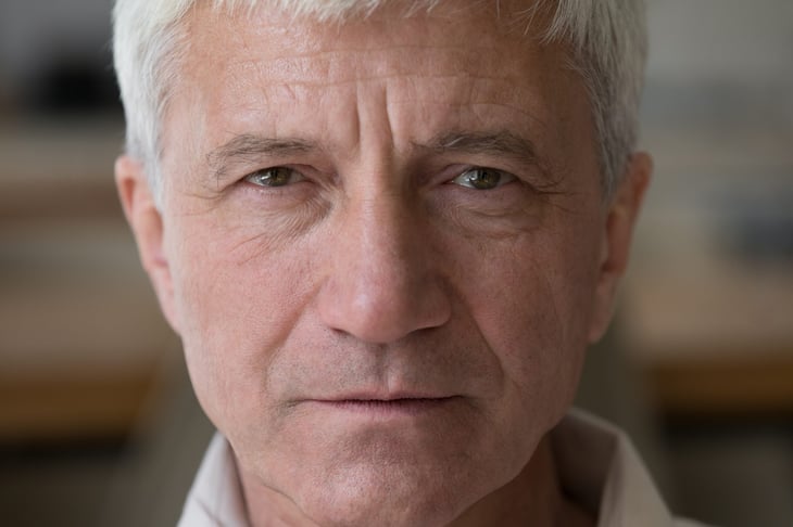 Worried retiree