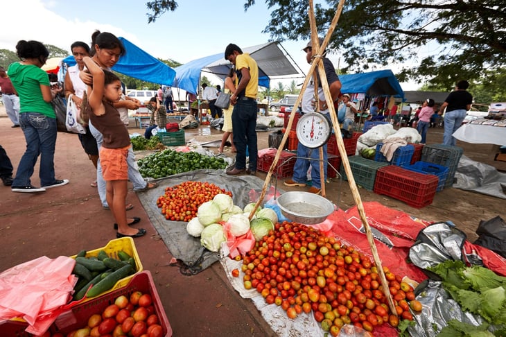 San Ignacio, Belize, public food market