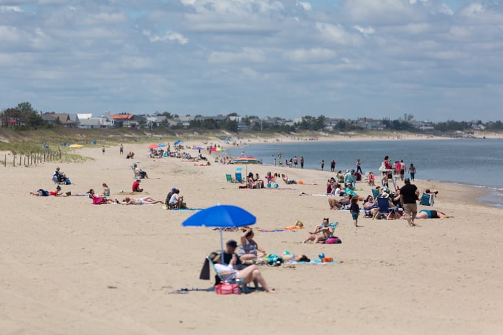 Beach is Lewes, Delaware