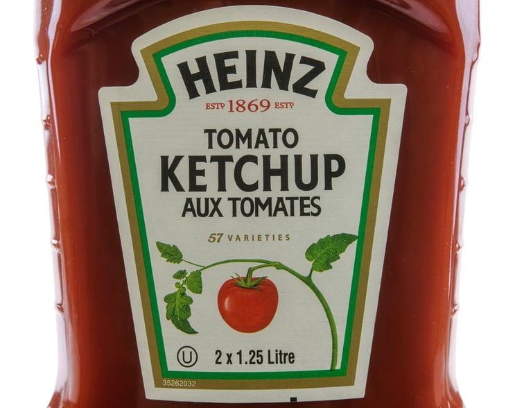 Heinz Ketchup from Canada with a French label