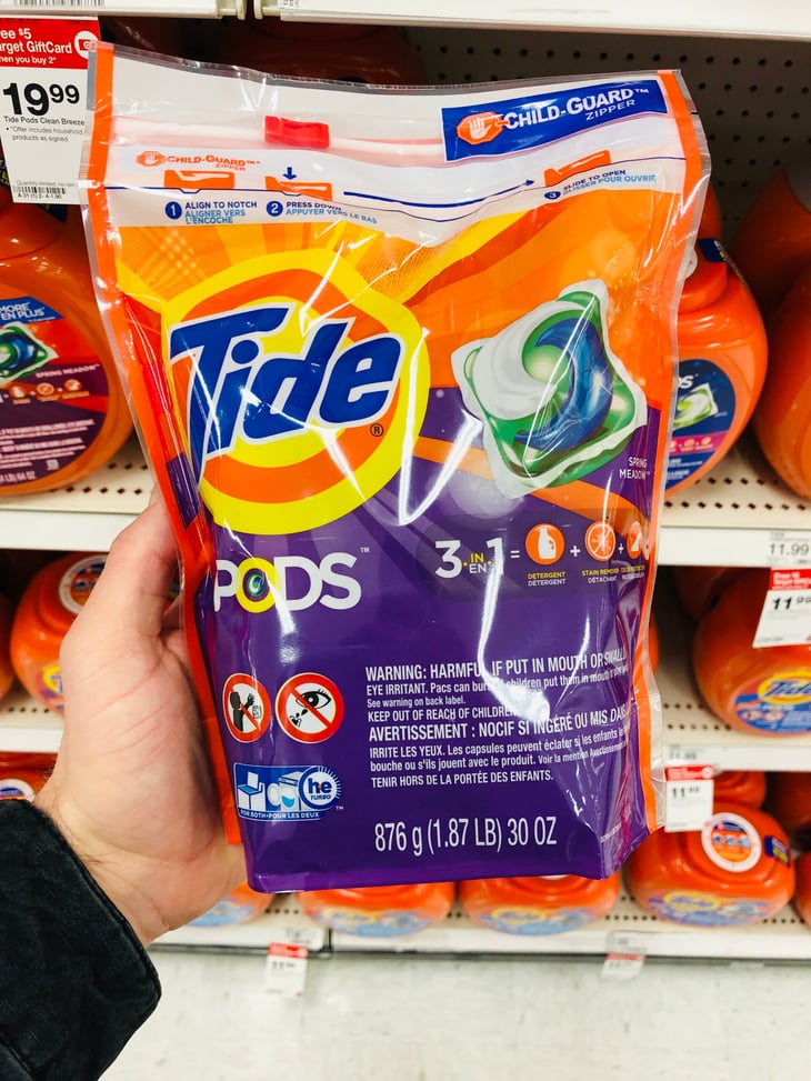 Tide Pods 3-in-1 laundry detergent on sale at Target