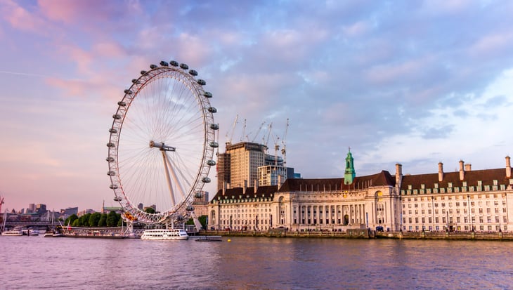 The London Eye.