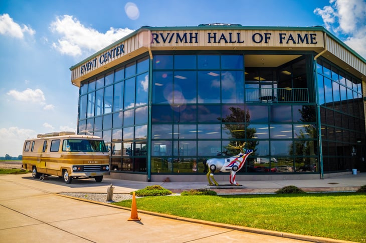 RV/MH Hall of Fame Museum in Elkhart, Indiana.