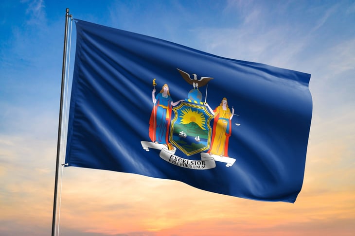 New York state flag