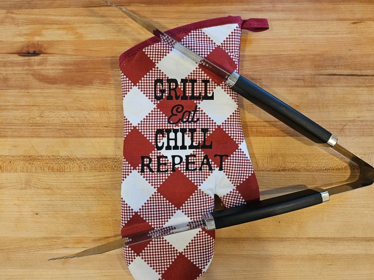 Grill tools from Dollar Tree