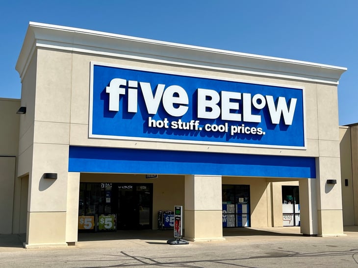 Five Below storefront