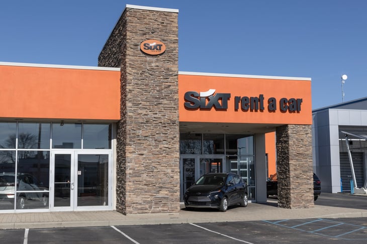 Sixt rental car store
