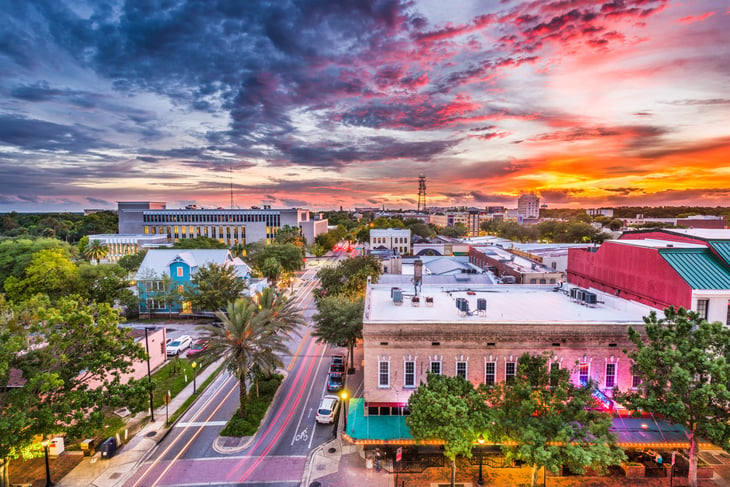 Downtown Gainesville, Florida
