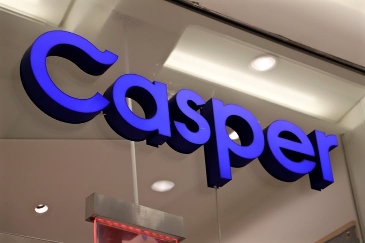 Casper Mattress storefront.