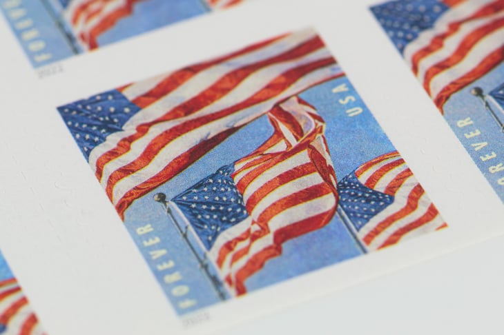 Forever Stamp from the United States Postal Service.