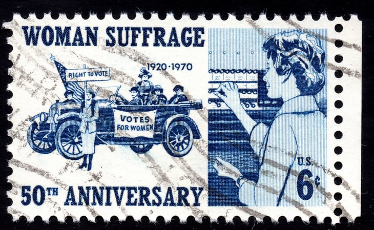 Mail stamp from the 1970s.