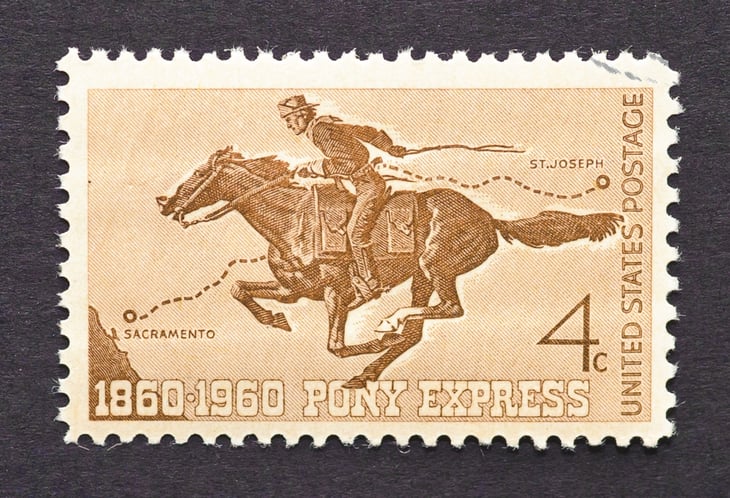 USPS stamp from the 1960s.