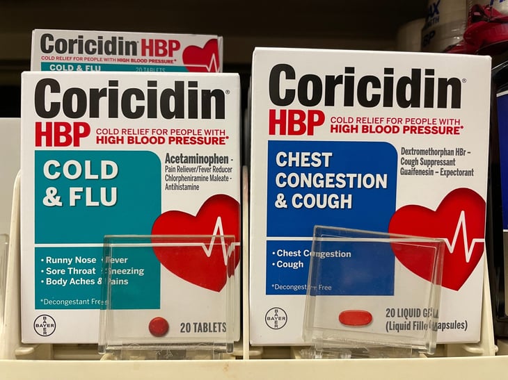 Coricidin HBP medicine