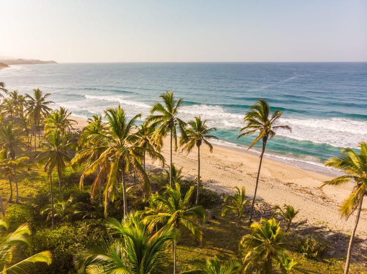 Tayrona Park beaches and jungle. Santa Marta, Colombia