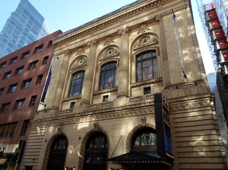 Boston, Massachusetts / USA - 4/21/2019: Cutler Majestic Theatre at Emerson College