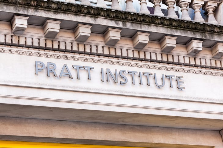 New York, New York, USA - October 1, 2019: Pratt Institute in Manhattan.