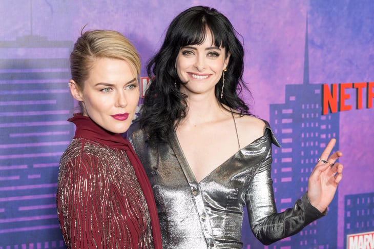 Rachael Taylor and Krysten Ritter attends Marvel Jessica Jones Season 2 Premiere at AMC Loews Lincoln Square