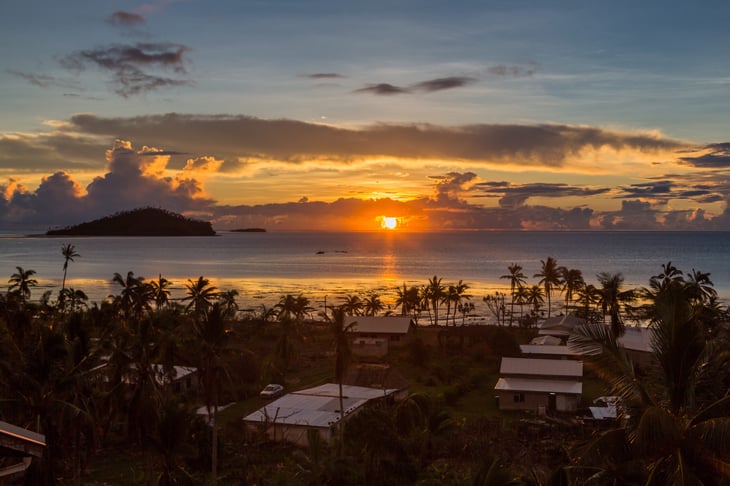 Mata-Utu village, the capital of Wallis and Futuna