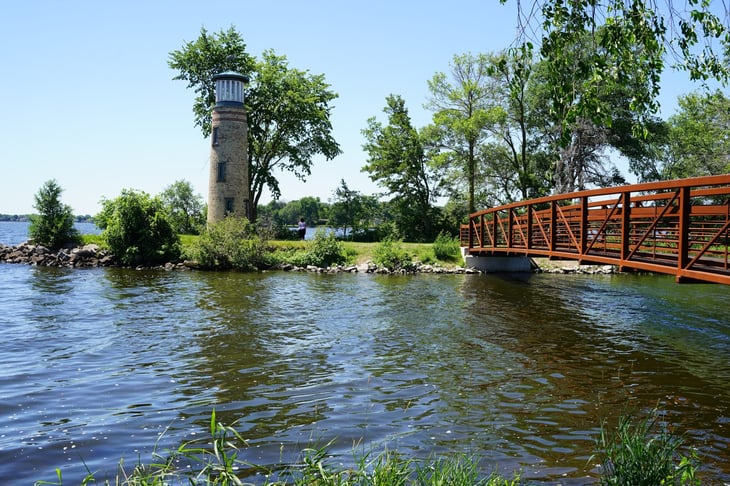 Asylum Point Park in Oshkosh, Wisconsin