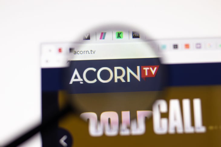Acorn TV website